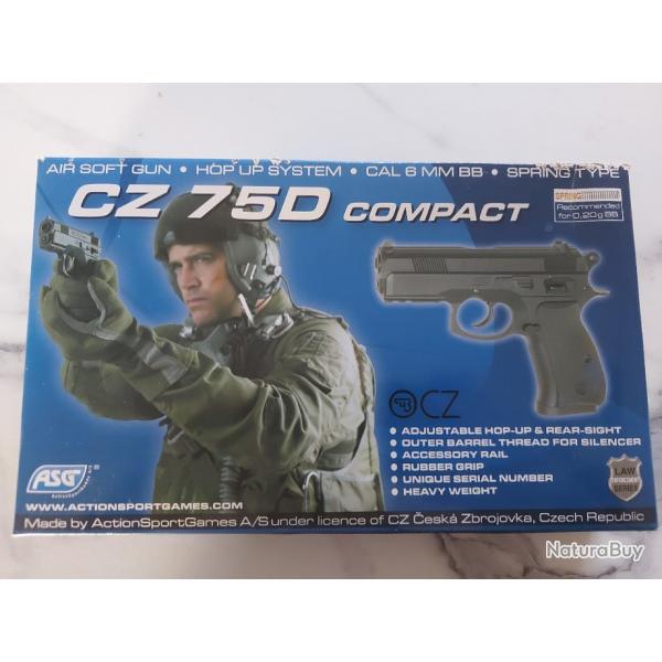 CZ 75D Compact Air Soft Gun (0,4j)