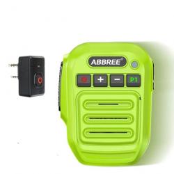 ABBREE Microphone Haut-Parleur Bluetooth - Fluo