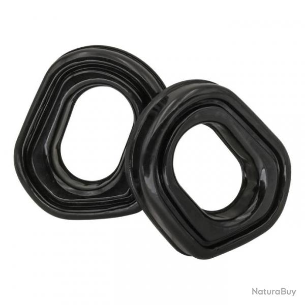 Coussinets Gel silicone pour casque type Earmor - Noir