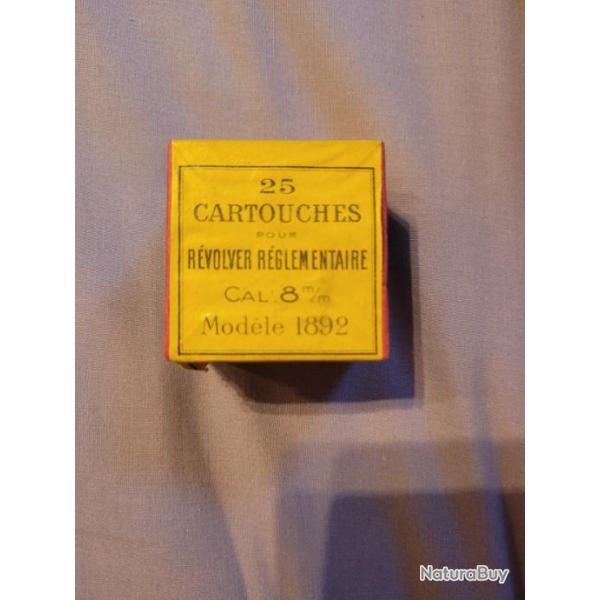 Bote de 25 Cartouches 8mm92 Collection Poudre Noire