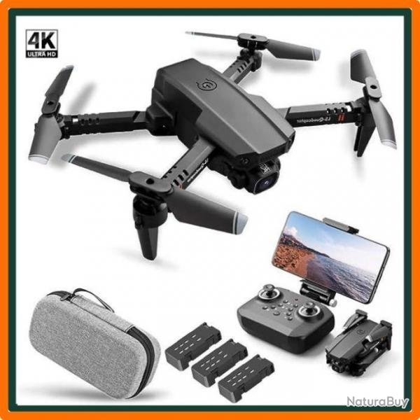 Drone 4K UHD double camra 2.4GHz 3 batteries - Garantie 2 ans