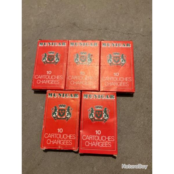 Lot de 50 cartouches municar 14mm plomb n8