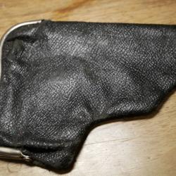 Etui porte monnaie en toile cirée pour pistolet en 6.35mm type Browning 1906