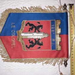 Fanion 128ième Régiment d'Infanterie LE COLONEL