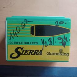 Ogives sierra 140 gr pour 270 winchester