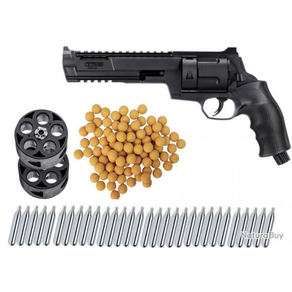 Umarex T4E TR 68 RAM Home Defense Revolver cal.68 + 500 billes de peinture Magfed + 2 x chargeurs + 