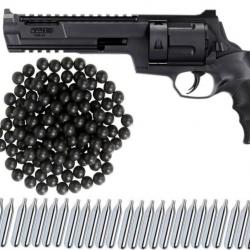 Umarex T4E TR 68 Revolver de défense à domicile RAM cal.68 + 100 balles en caoutchouc + 30 capsules 