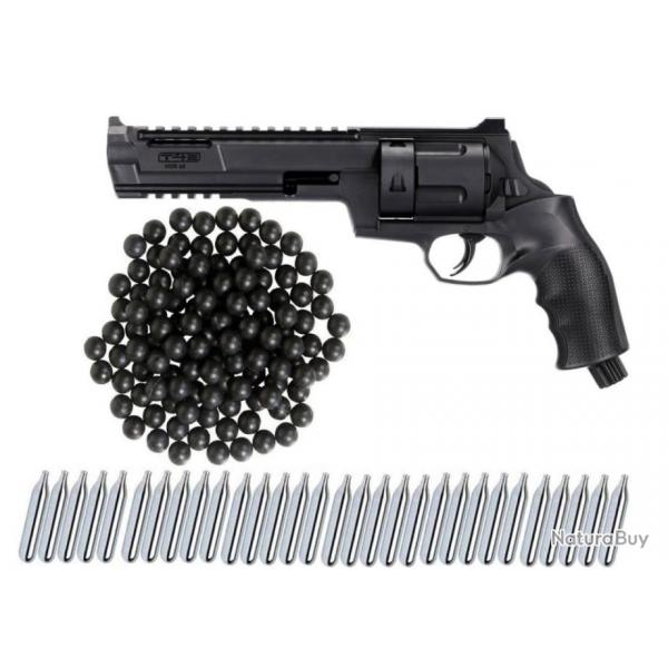 Umarex T4E TR 68 Revolver de dfense  domicile RAM cal.68 + 100 balles en caoutchouc + 30 capsules 