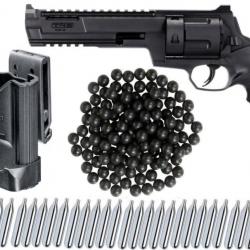 Umarex T4E TR 68 Revolver de défense à domicile RAM cal.68 + 100 balles en caoutchouc + 30 capsules 