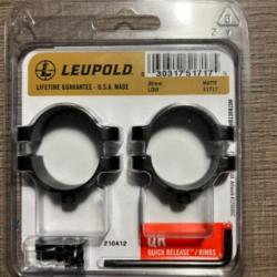 Colliers Leupold QR bas mat/ de 30mm.