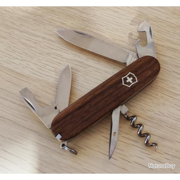 Victorinox couteau suisse Spartan Wood Noyer