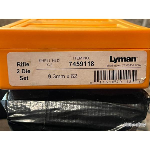 DIE ou jeu d'outils LYMAN pour calibre 9,3x62, #7459118.