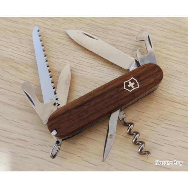 Victorinox couteau suisse Camper Wood Noyer