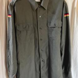 Chemise militaire allemande années 80