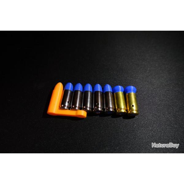 Outils pdagogique de simulation d'incident - Kit dryfire / snap cap - 9x19