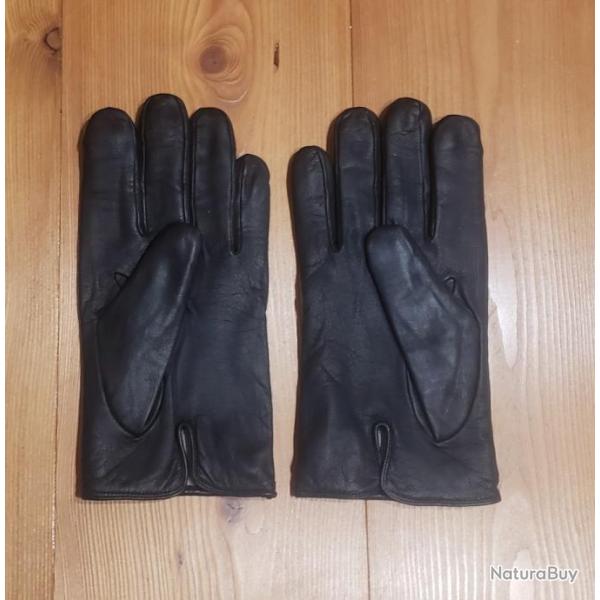 Gants en cuir surplus militaire roumain