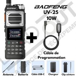 Baofeng Talkie Walkie UV-25 10W - Avec / EU