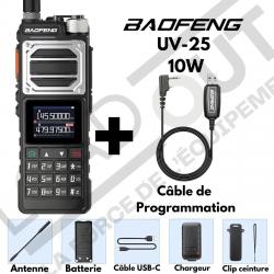 Baofeng Talkie Walkie UV-25 10W - Avec
