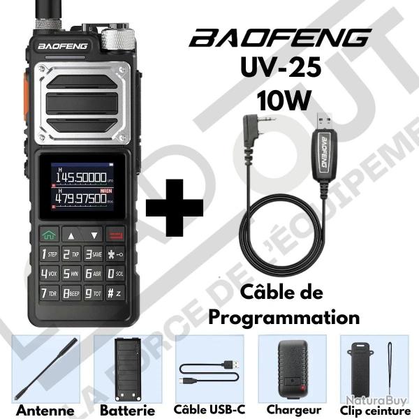 Baofeng Talkie Walkie UV-25 10W - Avec