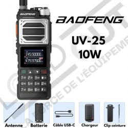 Baofeng Talkie Walkie UV-25 10W - Sans / EU