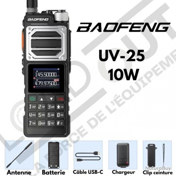 Baofeng Talkie Walkie UV-25 10W - Sans / EU