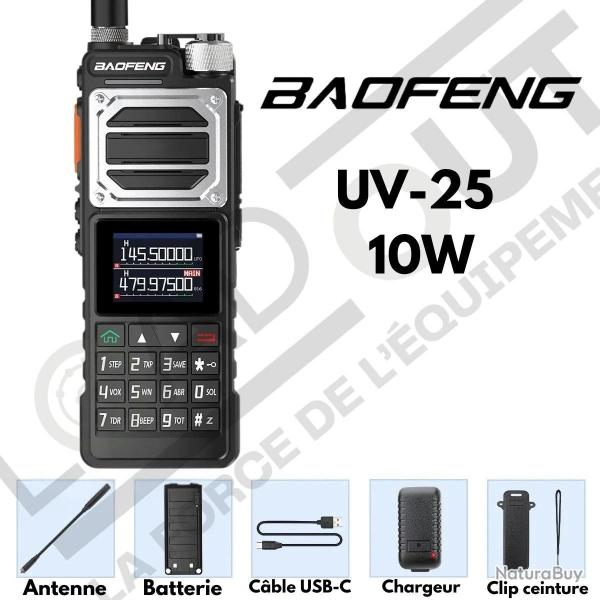 Baofeng Talkie Walkie UV-25 10W - Sans