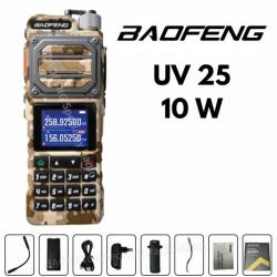 Baofeng Talkie Walkie UV-25 10W Camo TAN - Sans / CHINA / EU