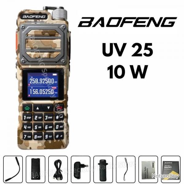 Baofeng Talkie Walkie UV-25 10W Camo TAN - Sans