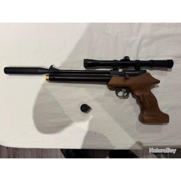 Pistolet PCP onyx monocoup + chargeur Cal 5,5 mm 14 Joules