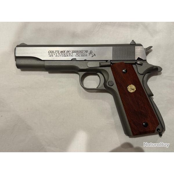 COLT 1911 MK IV Series 70 Blowback - Silver - AIRSOFT 6 mm