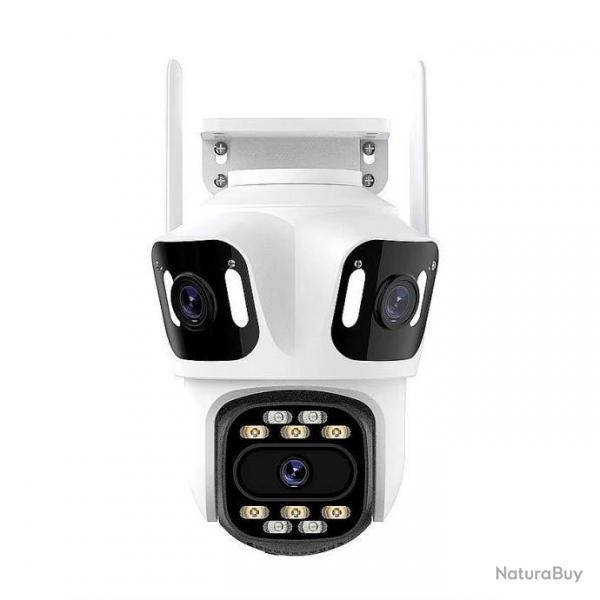 Camra Sans Fil 360 Dtection Humaine Vision Nocturne IP66 WIFI *Enchre* Audio Bidirectionnel