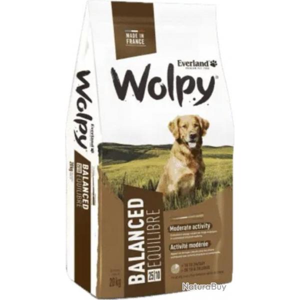 Croquettes pour chiens adultes WOLPY EQUILIBRE