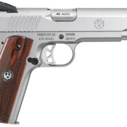 Pistolet RUGER SR1911 .45AUTO Inox 5" 8+1