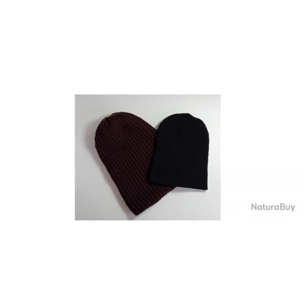 Bonnets adulte lot de 2