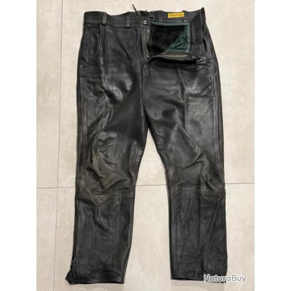 Pantalon de chasse en Cuire Vritable