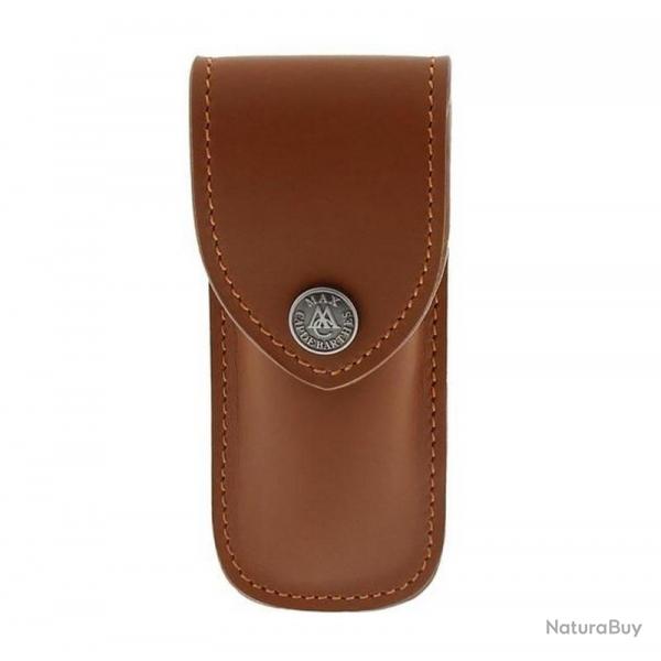 tui couteau "Randonneur" Max Capdebarthe en cuir, Couleur Prou, Pour manche de 10 / 11 cm [Max Cap