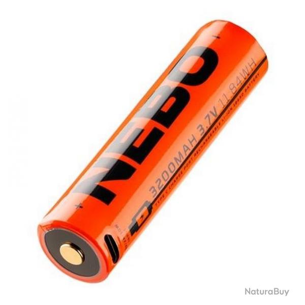 Accu rechargeable 18650 - 3,7V - 08 - 3200 mAh [Nebo]