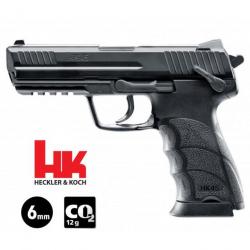 PISTOLET HECKLER & KOCH HK45 Noir - Culasse fixe - 6 mm BB - CO² Arme seule