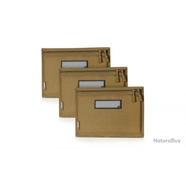 Savior Equipment - Lot de 3 Sacs de Rangement, Tan