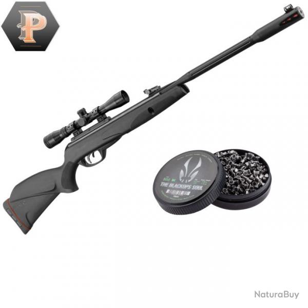 Carabine  plombs Gamo Black Fusion IGT 29J + Lunette + plombs