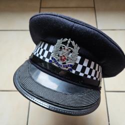 Casquette d'officier de la police anglaise