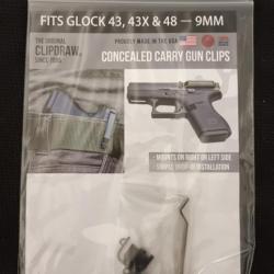 CLIPDRAW POUR GLOCK 43, 43x & 48 - 9mm