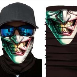 Masque Joker 4 Cache Cou Col Bandana Foulard Bonnet Mask