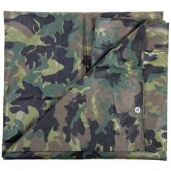 Bâche imperméable 101 Inc Tarpaulin camouflage 4,8x6m