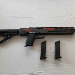 Fusil novritsch ssx303 + 2 chargeur + camouflage