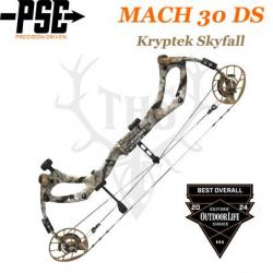 PSE MACH 30 DS Arc compound à poulies en carbone monocoque 50-60# Gaucher Charcoal/Subalpine Limbs