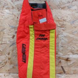 Gilet dog armor orange V2 T95