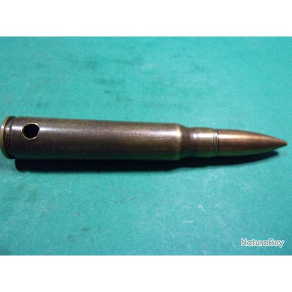 1 Munition 7,92x57 de 1938 marquage:( Z VI 1938 ) tui laiton balle blinde cuivre neutralise