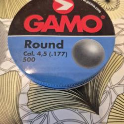 Billes plombs round GAMO