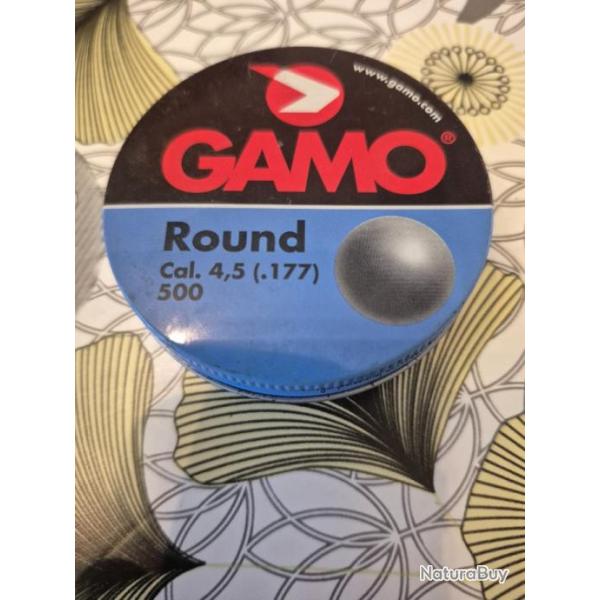 Billes plombs round GAMO